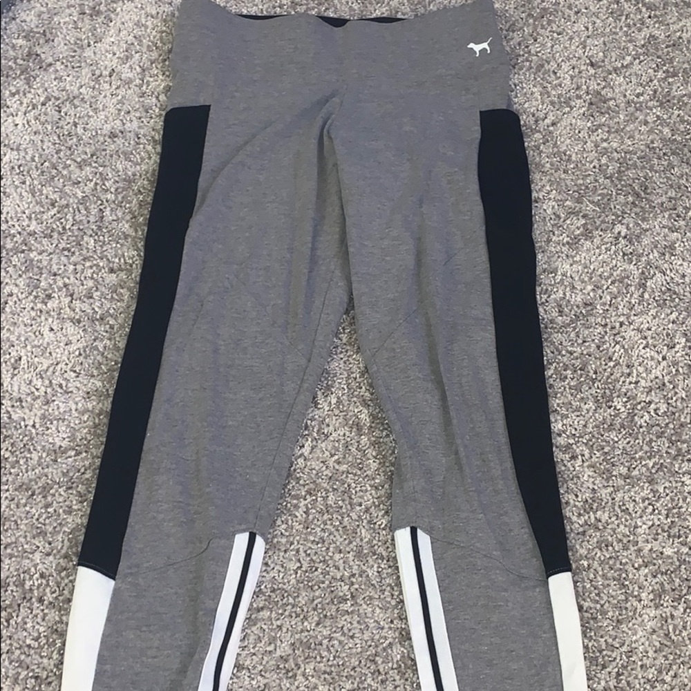 PINK gray leggings